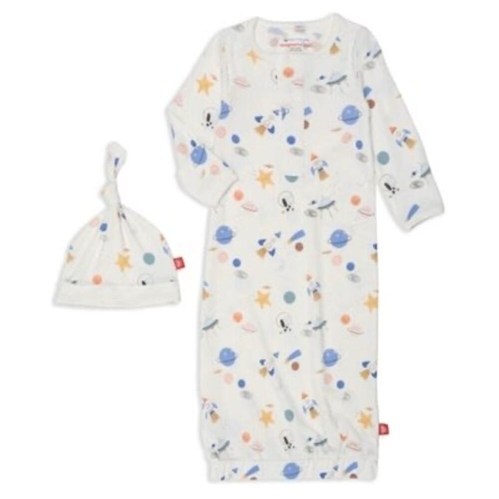 Magnetic me sleeping gown space print GOWN ONLY